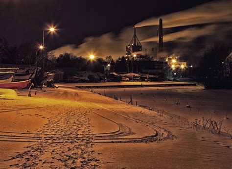Frozen Lake In Winter Finland Free Image Download