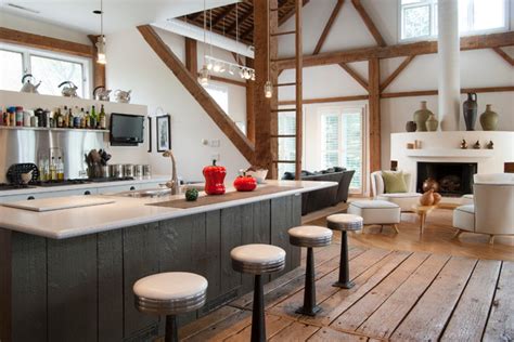 My Houzz Rustic Meets Refined In A Converted Ohio Barn Campagne