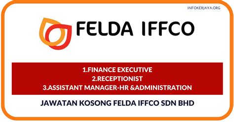 Please use our job search to look for open vacancies. Jawatan Kosong Terkini FELDA IFFCO Sdn Bhd • Jawatan ...