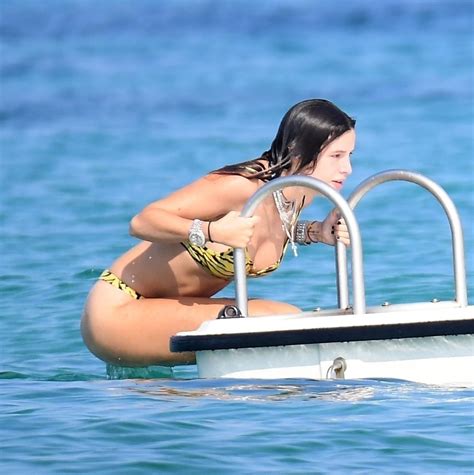 Bella Thorne Sexy Thong Bikini Candids In Sardinia Hot Celebs Home