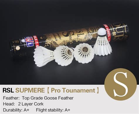 2021 Original Rsl Badminton Shuttlecock Classic Tourney 25doz Wholesale