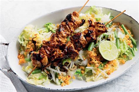 Yummy And Healthy Sunday Recipe Indonesian Chicken Skewers With Spicy