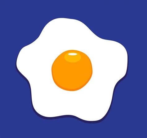 Logotipo Corporativo Huevo Frito Minimalista Vectorial Estilo Plano