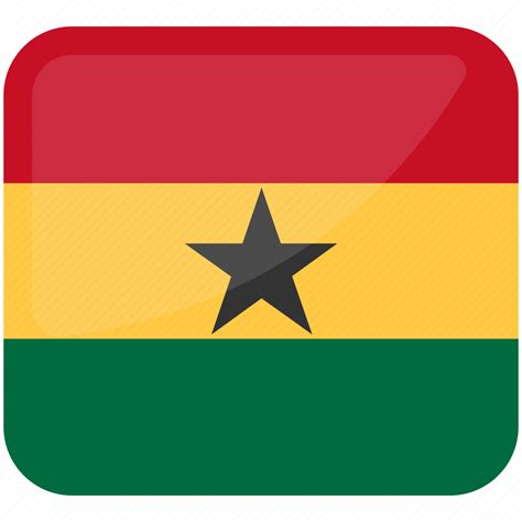 Flag Of Ghana Ghana Ghana Flag National Flag Of Ghana Icon
