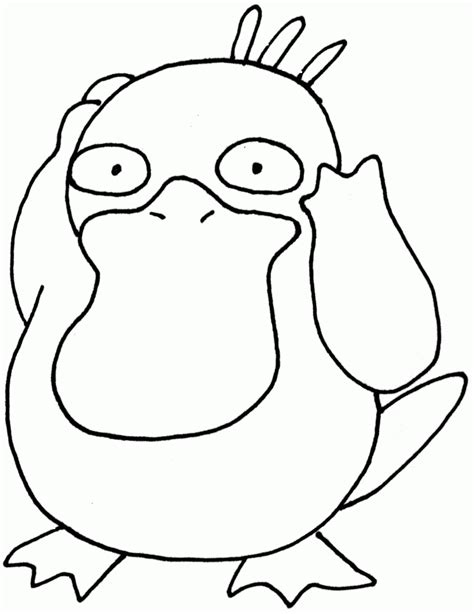 Psyduck Coloring Pages Coloring Home