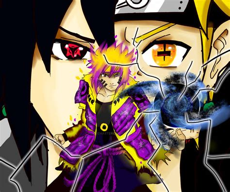 Narusuke Uchimaki The Fusion Of Naruto And Sasuke By Flamemasterz On