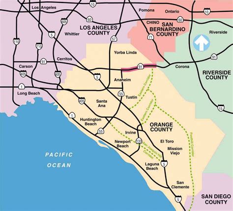 Southern California Toll Roads Map Printable Maps