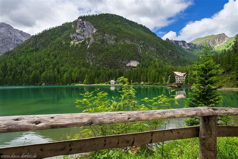 Lago Di Braies Postcard Dolomites Italy Dave Derbis