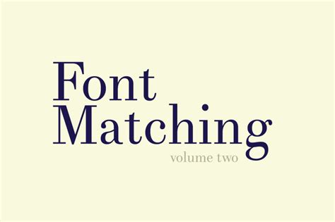 Font Matching Vol 02 Thehungryjpeg Blog
