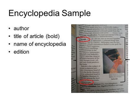 Bibliography Encyclopedia College Homework Help And Online Tutoring