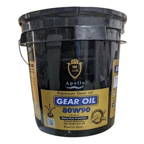 ASR Apollo Adhesive 10L 80W90 Gear Oil Bucket Of 10 L Grade