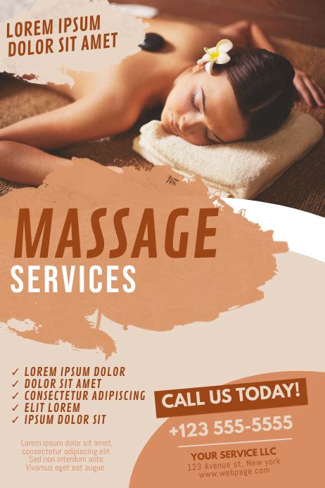 Massage Beauty Spa Salon Flyer Template Postermywall