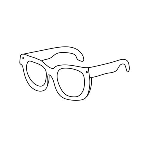 Sunglasses Coloring Pages For Kids