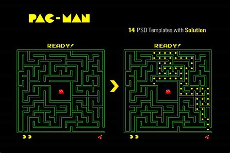 14 Pacman Games Psd Templates With Solution
