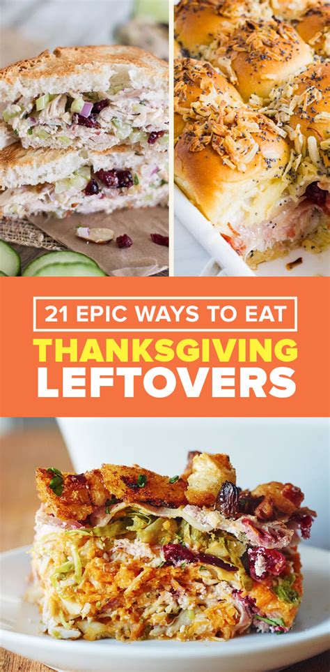 21 Ways To Use Up Your Thanksgiving Leftovers Thanksgiving Leftover