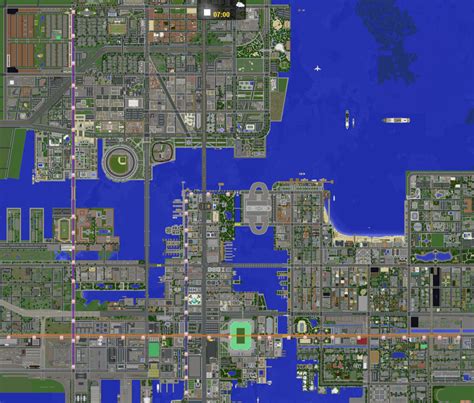 Greenfield Public Transportation Map Minecraft Map