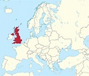 United Kingdom (UK) on world map: surrounding countries and location on ...