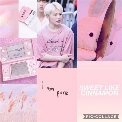 Kpop Aesthetics And Edits — Seventeen Woozi Soft Pink