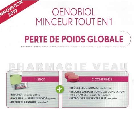 Oenobiol Minceur Tout En 1 Perte De Poids Globale Pharmacie Veau France