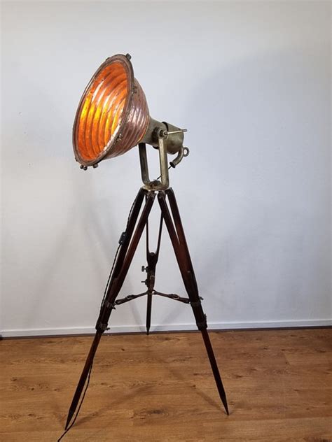 Floor Lamp Spotlight Copper Ship Lamp Brass Bronze Catawiki