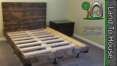 Bedroom, living & entertainment, dining & seating, kitchen DIY Headboard for a Queen size Bed - YouTube