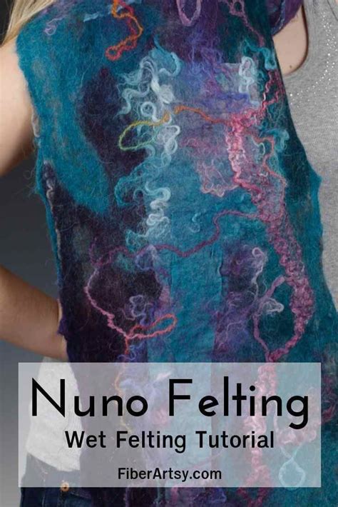 How To Felt Wool Nuno Felting Method By Fiberartsy Wet Felting