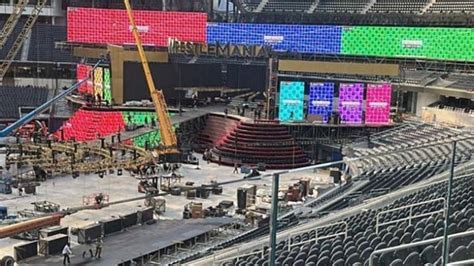 Photos First Look At The Wwe Wrestlemania 39 Stage And Set