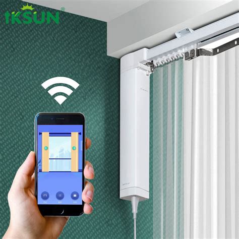 Smart Motorized Curtain Track System Wifi Automated Curtain Rails