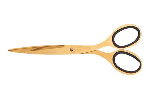 Gold Scissors Isolated On A Transparent Background 21596731 Png