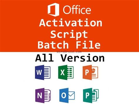 Activate Ms Office Product Key Using Batch File Method Batch File