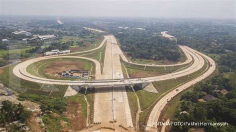 Tol Cimanggis Cibitung Seksi Dibuka Tanpa Tarif Pada November