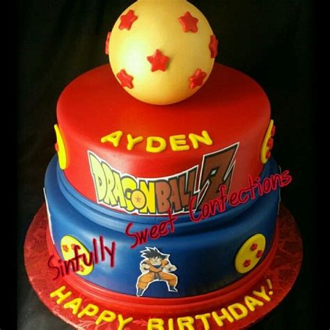 Goku gets super pissed when his friends forget his birthday.movie & tv parodies: Dragon Ball Z Theme Cake | Goku birthday, Themed cakes, Cake