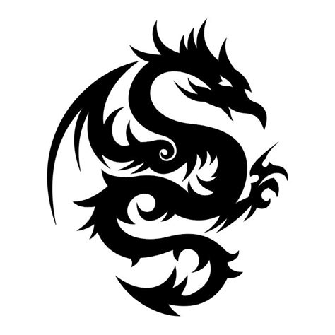 Asian, medieval and other famous designs the dragon tattoo dragons are mythical creatures that conjuror up images of flying scaled reptiles the spit fire. 22 Beautiful Tribal Dragon Tattoo | Only Tribal