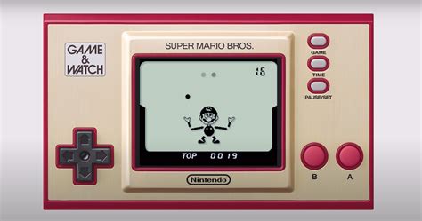 Η Nintendo αναβιώνει το Game And Watch του 1980 με το Super Mario Bros
