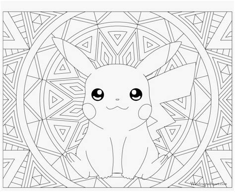 Pikachu Coloring Pages For Kids Pokemon Kids Just Love Coloring Their