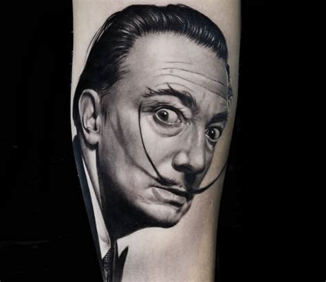 Salvador Dali Tattoo By Michael Dagostini Photo 30185