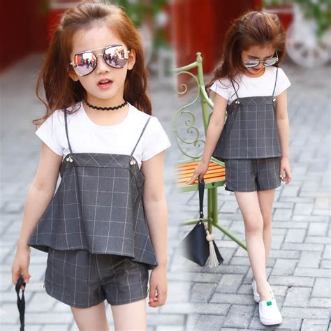 Fashion Children Girls Clothing Sets Kids Sets For Summer 3 Pieces