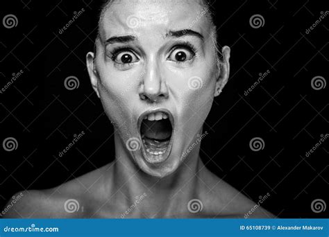Scene Of A Woman Screaming Stock Image Image Of Halloween