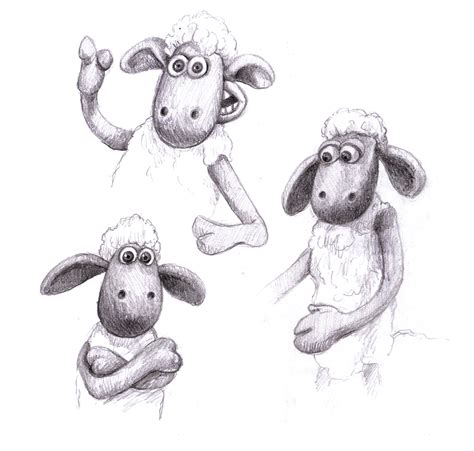 Magellin Blog Shaun The Sheep Sketches