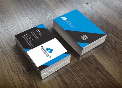 professional and modern business card template cloud templatez all free templates