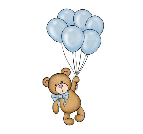 Teddy Bear Clipart Bear Png Baby Shower Png Digital Etsy Finland