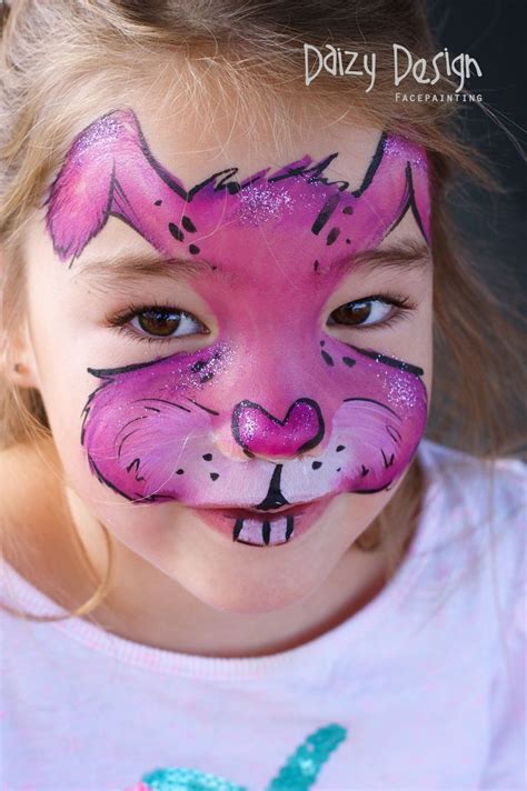 Apply the lighter face paint colors before starting on the darker colors. Easter Bunny Face Makeup - Mugeek Vidalondon
