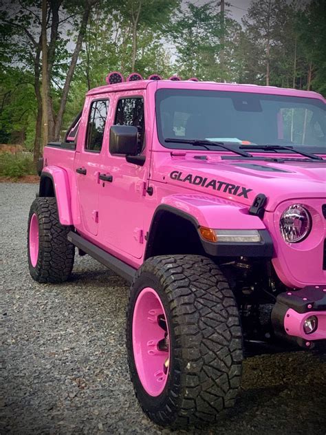 Pink Jeep Wrangler Accessories