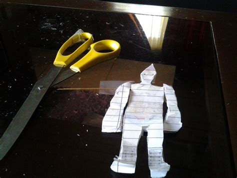How To Make A Paper Action Figure 7 Steps Instructables