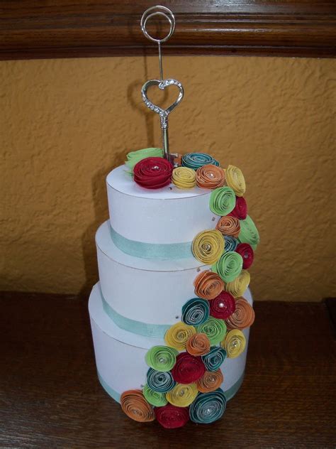 Furloughed Time Paper Wedding Cake