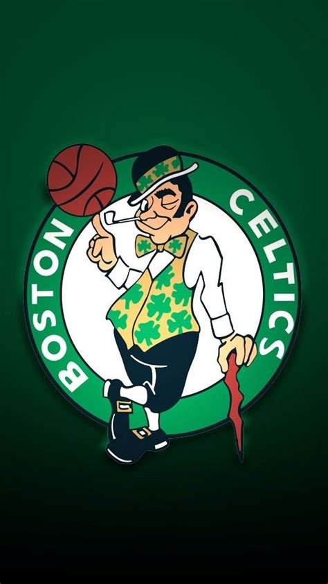 White background with logo image. Boston Celtics Wallpaper iPhone - Best iPhone Wallpaper | Boston celtics wallpaper, Boston ...