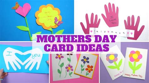 Mothers Day Card Ideas Mothers Day Craft Youtube