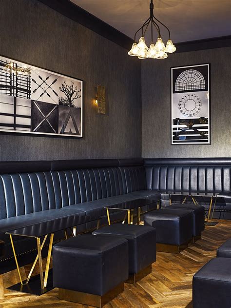 Banquette Seating Wall Finish Restaurant Design Svz Interior