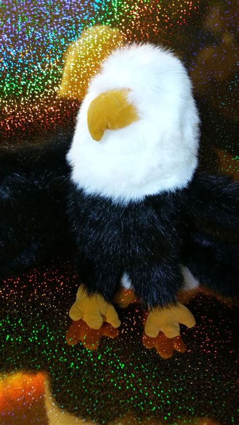 Folkmanis Hand Puppet Bald Head Eagle Stuffed Plush Over 20 In Wingspan