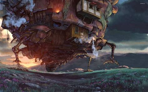 The great collection of 3d moving wallpaper for windows 10 for desktop, laptop and mobiles. Howl's Moving Castle Wallpapers - Wallpaper Cave